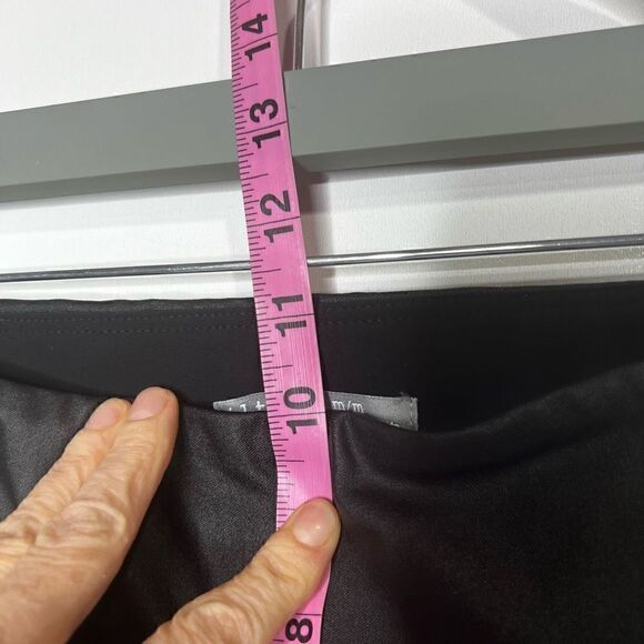 I Love Tyler Madison Black Stretch Coated Pants - Picture 5 of 10